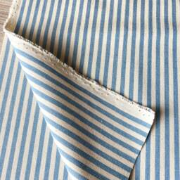 1399. Rati Blue Stripe, Handmade 100% Cotton Cushion Cover, Various Sizes - thumbnail 3