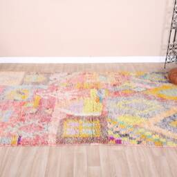 Vintage Boujaad Rug, Authentic Moroccan Rug 5x9 Ft - thumbnail 3
