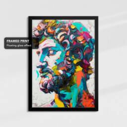 Vibrant Marcus Aurelius Roman Stoic Philosopher Oil Painting Framed Poster Print & Canvas Wall Decor Art Bedroom Home Interior Gift - thumbnail 2