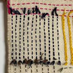 Handmade Katha Work Headboard Rug, Customisable - thumbnail 4