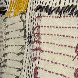 Handmade Katha Work Headboard Rug, Customisable - thumbnail 3