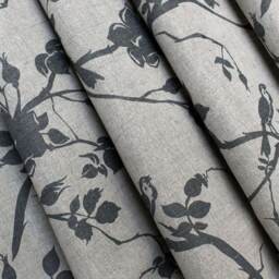 Sample Only - Curtains Made To Measure? Just Need Pole Length & Drop Quote Grey Linen - thumbnail 2