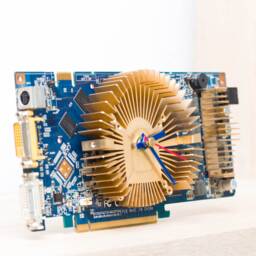 Desk Clock, Geeky Office Nerdy Gift, Recycled Video Card Clock - Blue Circuit Board