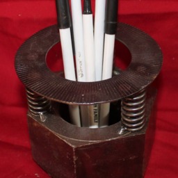 Pen Holder - One Of A Kind Custom, Heavy Mechanical Themed Office Supplies - thumbnail 2