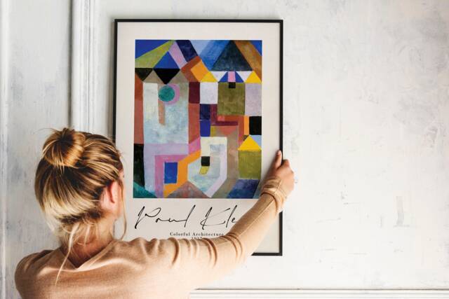 Paul Klee The Harbinger Of Autumn 1922 Abstract Geometric Wall Art Print Modern Home Decor Framed Or Unframed Artwork - image 1