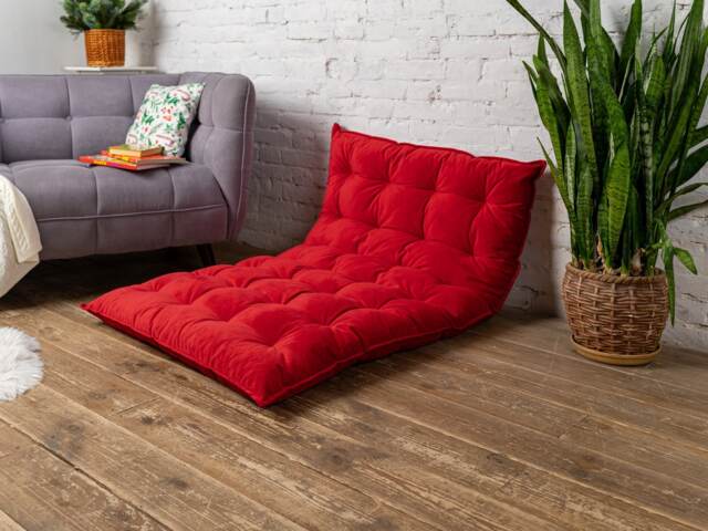 Cozy Floor Cushion, Velvet Seating For Reading Nook, Pillow, Couch, Daybed French Kids Pillow - image 1