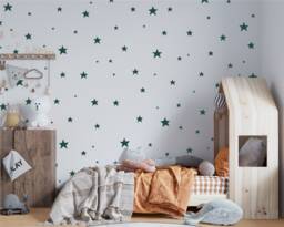 Irregular Stars - Vinyl Wall Decals Small Hand Drawn Night Sky Twinkle Star Stickers Baby Boys Girls Kids Nursery Room D??cor - thumbnail 1