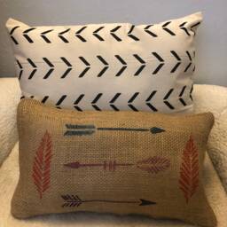 Feathers/Arrows Pillow - thumbnail 2