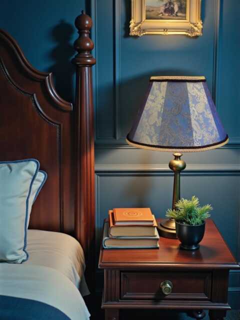 Aqua Blue Paisley Fabric Lampshade Handmade in The UK For Table & Floor Standard Lamp Shades, Ceiling Lights, Clip On Wall Lights - image 1