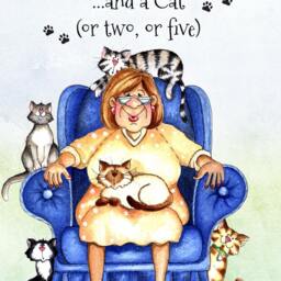 Crazy Cat Lady A4 Wall Art Sign Printable Digital Download - thumbnail 3
