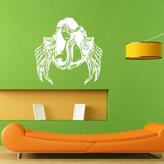 Angel Hair Style Nail Beauty Salon Spa Shop Barbershop Wall Sticker Vinyl Mural Decal Home House Apartment Art Decor Free Shipping L032 - image 1
