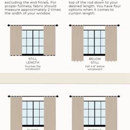 Tab Top Linen Curtain Panel, Semi-Sheer Washed Curtain, Custom Size Drapes - thumbnail 4
