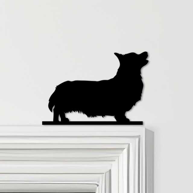 Door Topper Pembroke Welsh Corgi Dog Various Colours Top Of Decorative Sign - Novelty Wall Decor, Frame Art, Art - image 1