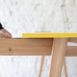 L-Shaped Corner Desk With Drawer, Various Colors Luka - Ashwood, Left Hand - thumbnail 3
