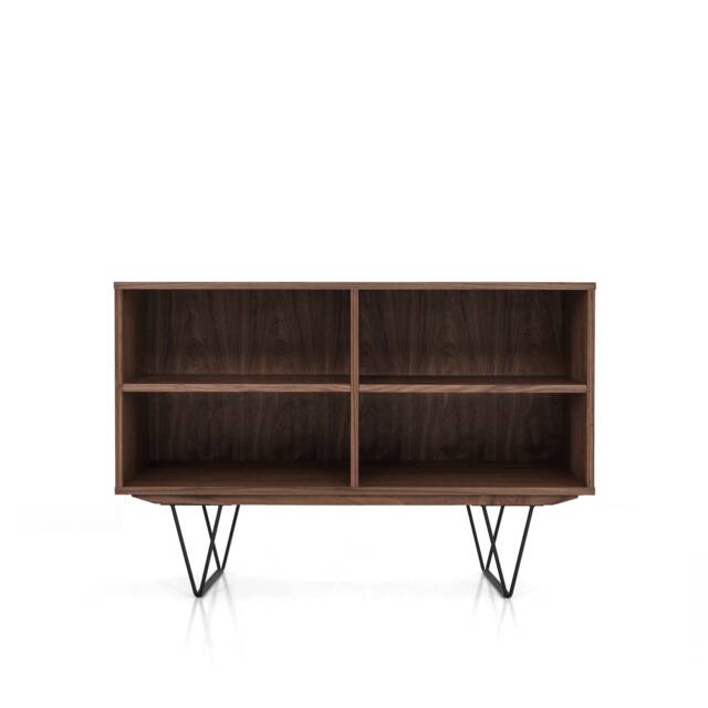 Mid-Century Sideboard, Bookshelf, Bookcase, Gramophone Stand, Dresser, Commode, Credenza Made Of Walnut Vaneer - Livlo O-R01 - image 1