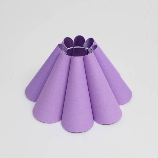 Handmade Candy Purple Fabric Lampshade Modern Home Decor-42# - image 1