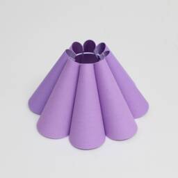 Handmade Candy Purple Fabric Lampshade Modern Home Decor-42# - thumbnail 1