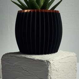 Indoor Planter - Black & Copper House Plants - thumbnail 4