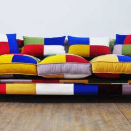 Chesterfield Patchwork Sofa - Mix Aroma Ii - thumbnail 2