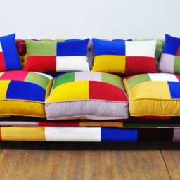 Chesterfield Patchwork Sofa - Mix Aroma Ii - thumbnail 4
