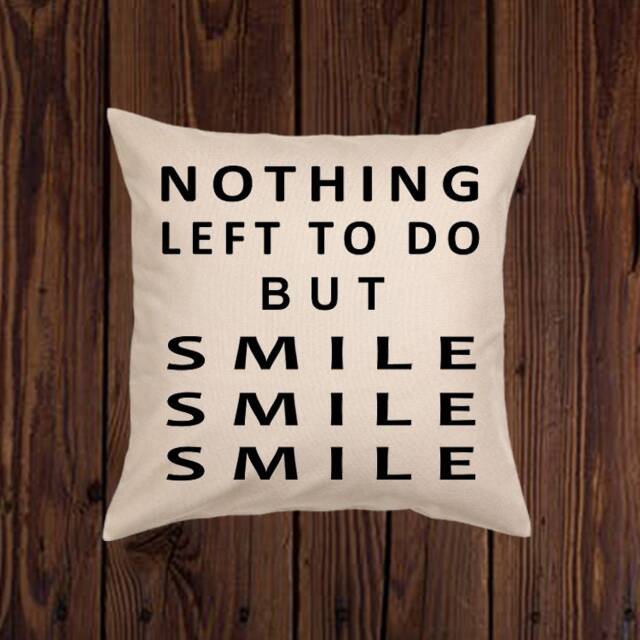 Grateful Dead Pillow Cover - He's Gone Lyrics Nothing Left To Do But Smile - image 1