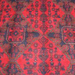 5x7 Ft Afghan Bukhara Handmade Rug, Khal Mohammedi Area Turkmen Oriental Geometric Genuine Living Room D??cor Carpet - thumbnail 3