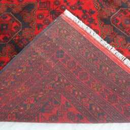 5x7 Ft Afghan Bukhara Handmade Rug, Khal Mohammedi Area Turkmen Oriental Geometric Genuine Living Room D??cor Carpet - thumbnail 4