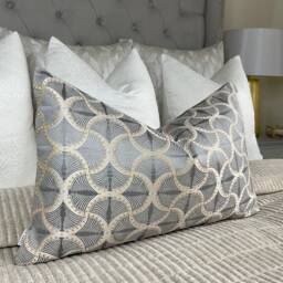"Deco Palm Cushion Cover 12"" X 20" - thumbnail 1