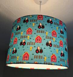 Lampshade Green Tractor - thumbnail 1
