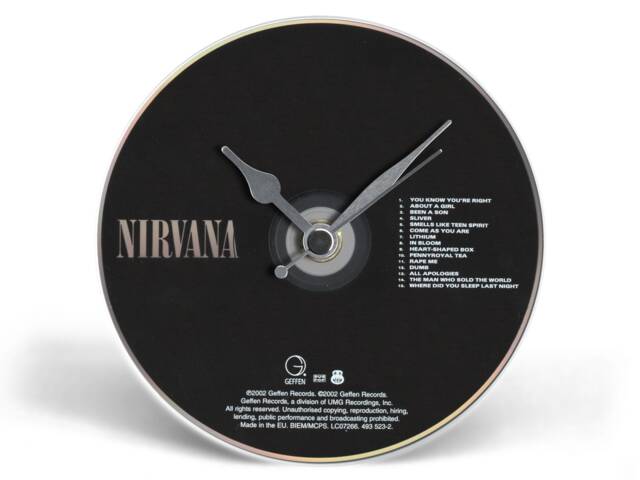 Nirvana Cd Clock - image 1