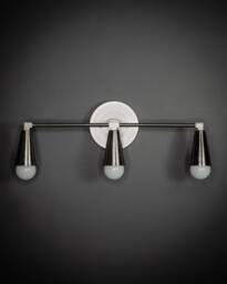 Castor 3 Cone Vanity Bathroom Light
