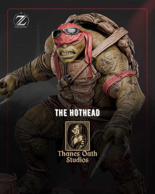 The Hothead - Ninja Turtle Martial Arts Comic Warrior Raphael Resin Figure 16K - image 1