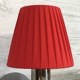 Red Candle Lampshade, Clip On Lampshade, Chandelier Lampshade, Candle Clip Shade Lampshade, Candlestick Lampshades, Small Clip On Wall Light - thumbnail 2