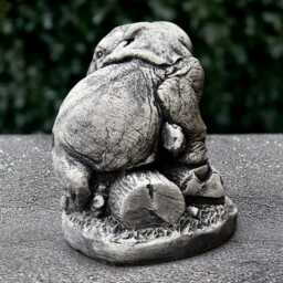 Majestic Elephant Sculpture Lucky Statue Cement Animal Decoration Outdoor Figurine Front Door Ornament Handmade - thumbnail 4
