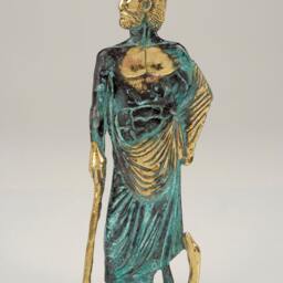 Bronze Asclepius Statue, Greek God Of Medicine, Ancient Art - thumbnail 2