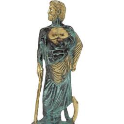 Bronze Asclepius Statue, Greek God Of Medicine, Ancient Art - thumbnail 4