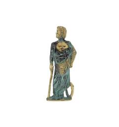 Asclepius Bronze Statue, Greek God Of Medicine Sculpture, Handmade Mythology Art, Doctor Gift, Medical Office Decor, Museum Replica