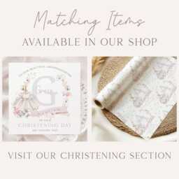 Personalised Christening Gift, Baptism Cushion For Girls, Gift Granddaughter, Goddaughter, Godparent - thumbnail 2