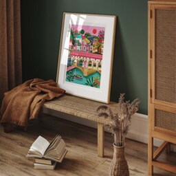 Florence Print, Italy Poster, Illustrated Travel A5/A4 A3 A2 A1 - thumbnail 2