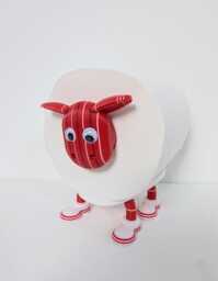 Nottingham Forest Sheep Toilet Roll Holder Football Fan Gift For Him/Her Soccer Theme Bathroom Decor Accessory - thumbnail 1