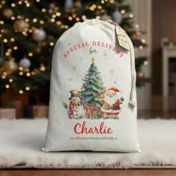 Personalised Santa Sack Extra Large - 1St First Christmas Present Bag Xmas Eve Stocking - thumbnail 2