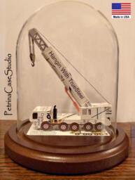 Truck With Crane Boom 10 Wheeler Hook Design #1344 -Made in Usa - thumbnail 1
