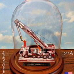 Truck With Crane Boom 10 Wheeler Hook Design #1344 -Made in Usa - thumbnail 4