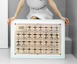 Reprint Of A Wwii Vintage Japanese Airplane Identification Chart - Original Condition - thumbnail 1