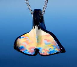 Sunset Orca Tail Necklace - thumbnail 1