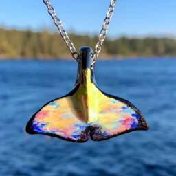 Sunset Orca Tail Necklace - thumbnail 2