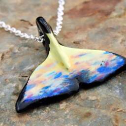 Sunset Orca Tail Necklace - thumbnail 3