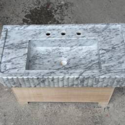 Bathroom Vanity Marble Sink - thumbnail 2