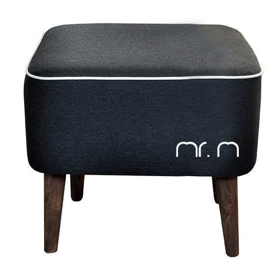 Mr M Pouf By Monkeymachinedesign, Floor Pouf, Footstool, Stool, Ottoma, Comfortable Pouffe - image 1