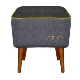 Mr M Pouf By Monkeymachinedesign, Floor Pouf, Footstool, Stool, Ottoma, Comfortable Pouffe - thumbnail 3